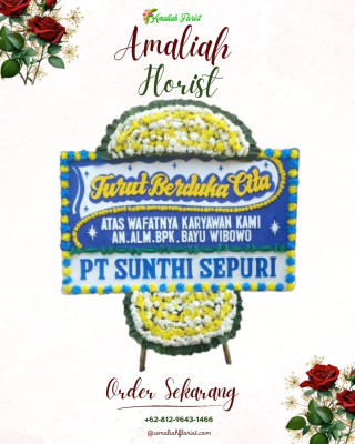 Papan Bunga Duka di Lialang